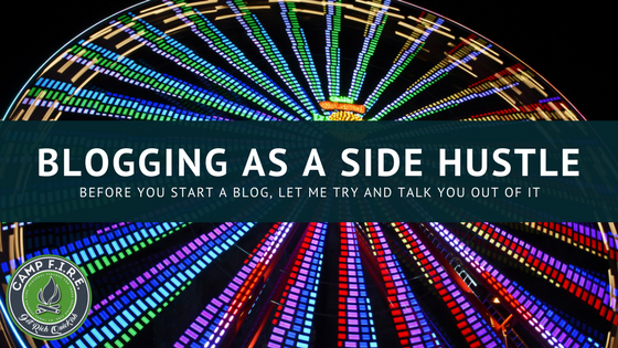 Blogging as a side hustle