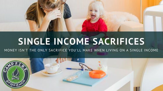 living on a single income