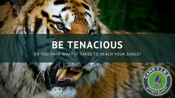Be Tenacious With Your Goals