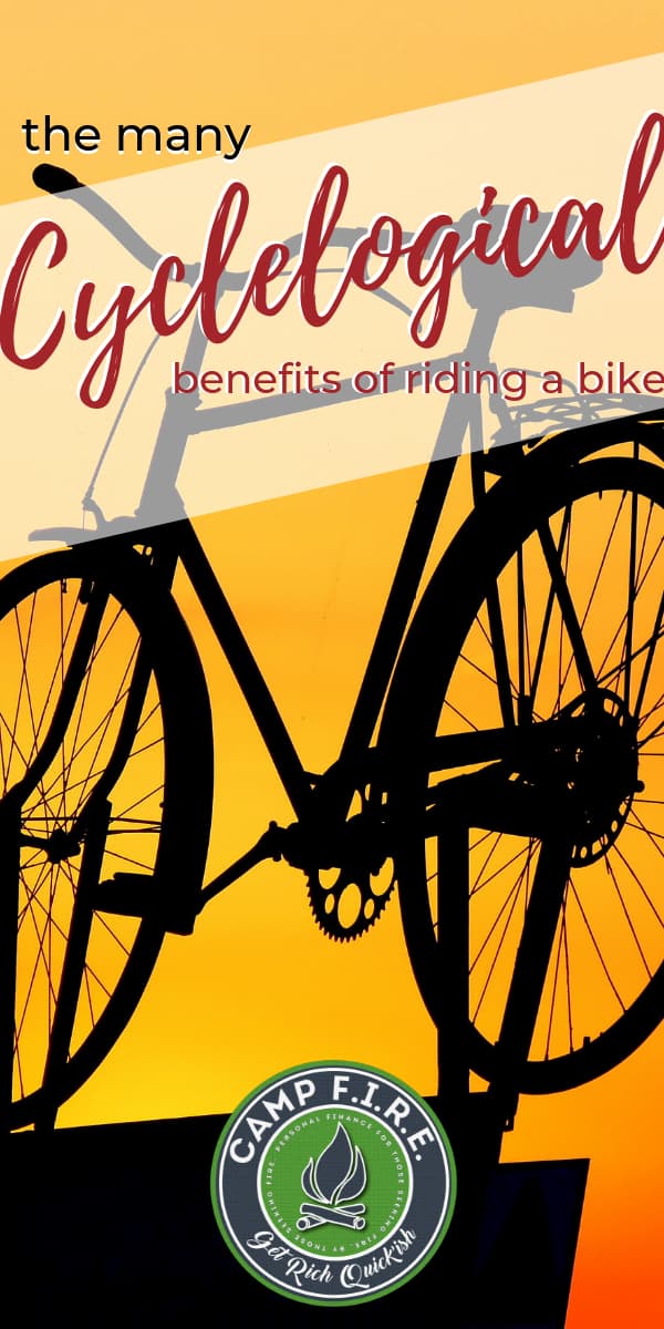 #RidingABike is #goodForYou in almost every conceivable way, including #physically, #mentally, #environmentally, and #financially. It's all #cyclelogical!