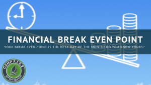 Do you know your financial break even point?