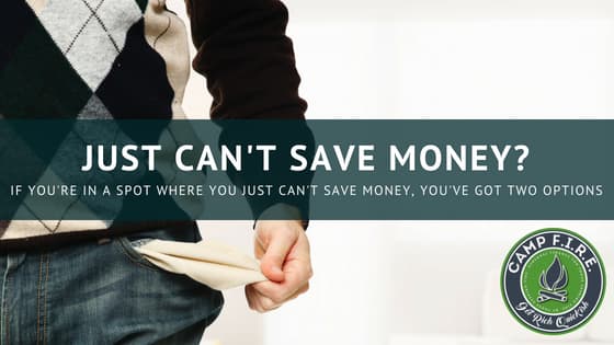 Just Can't Save Money