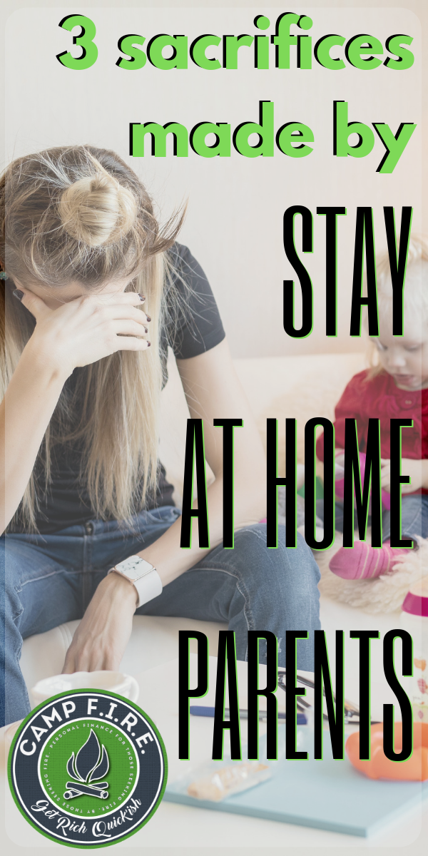 Living on a #singleincome can be hard, and not just financially. There are other sacrifices that are made when you decide to become a #stayathomepartent. #StayAtHomeMom #StayAtHomeDad #SAHM #SAHD