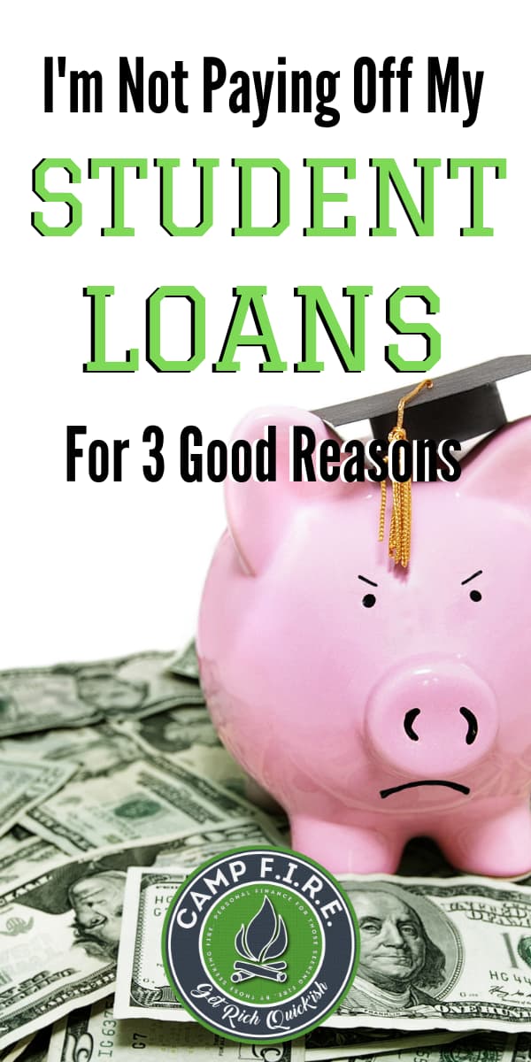 Sometimes paying off debt early isn't the right financial move to make. These are the reasons I'm not paying off my student loan debt early.